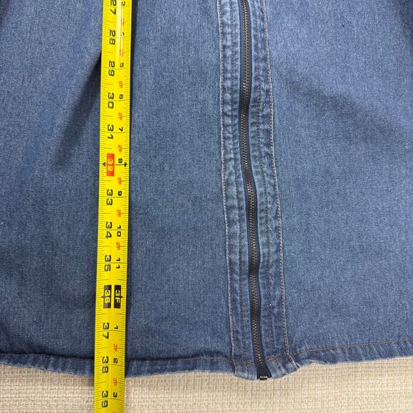 J Gee Women's Dress 3/4 Sleeve Smocked Elastic Waist Blue Size M - Picture 7 of 8